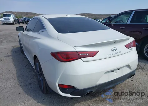 2017 Infiniti Q60 3.0T Red Sport 400 from USA, damaged, VIN JN1FV7EK6HM610975